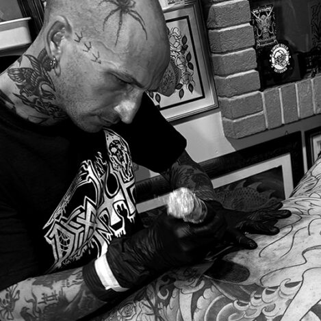 Simone Gallo tattooing (Italy) Skull society tattoo_ATC25__4